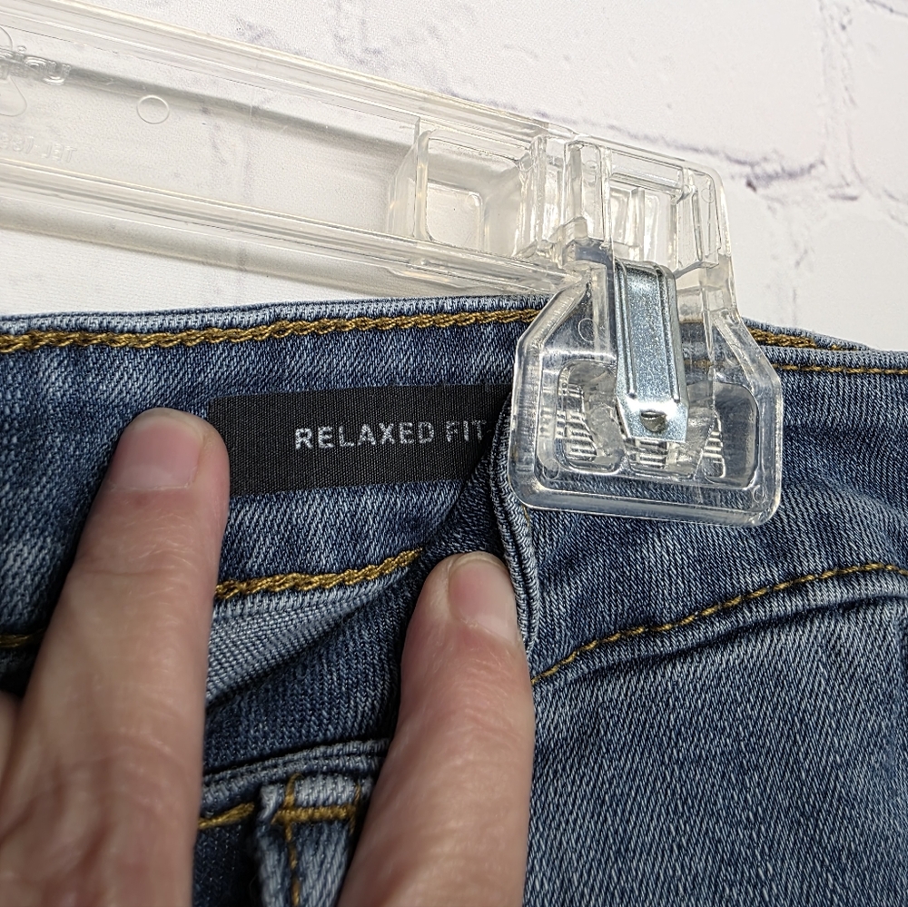 Judy Blue /  Abbey Relaxed Fit Blue Denim Jeans - Picture 4 of 8